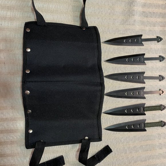 NINJA TACTICAL KNIVES WITH LEG SHEATH KIT 440 STAINLESS STEEL - Picture 4 of 4